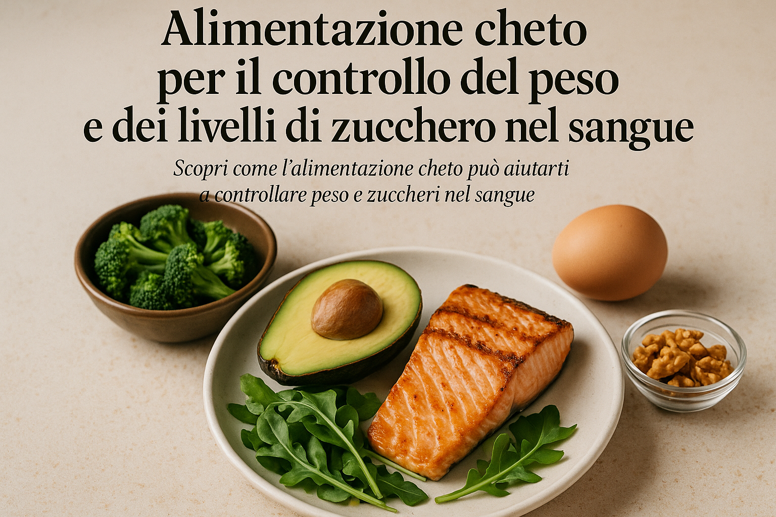 Scopri come l'alimentazione cheto può aiutarti a controllare peso e zuccheri nel sangue.