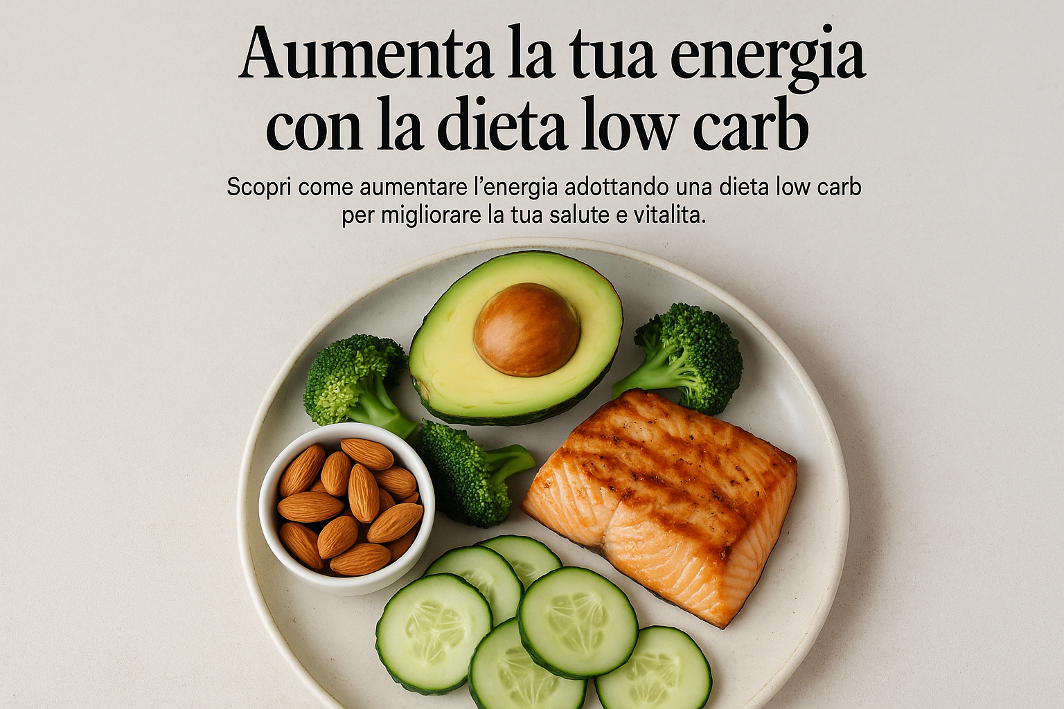 Scopri come aumentare l'energia adottando una dieta low carb per migliorare la tua salute e vitalità.