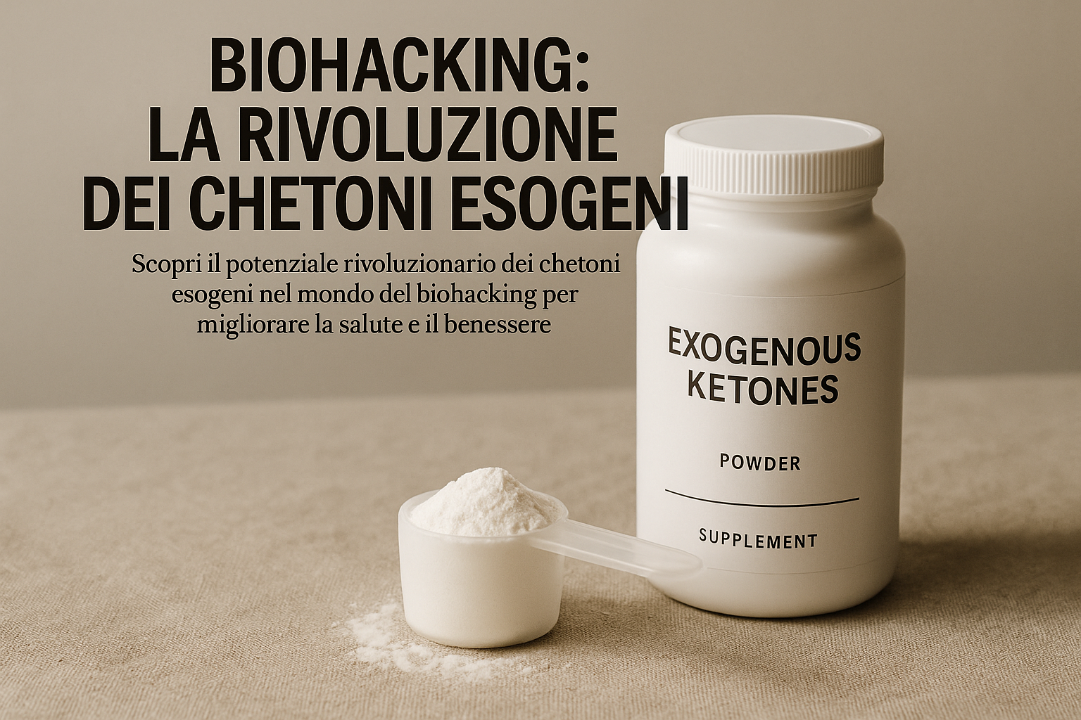 Scopri il potenziale rivoluzionario dei chetoni esogeni nel mondo del biohacking per migliorare la salute e il benessere.