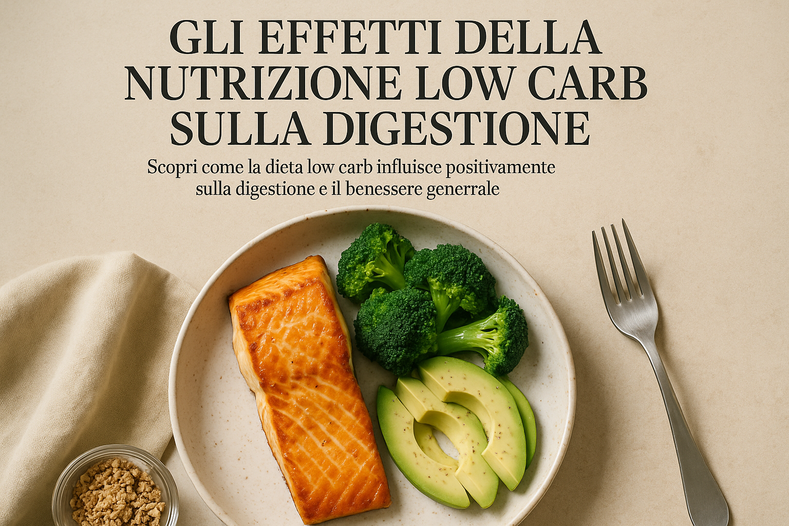 Scopri come la dieta low carb influisce positivamente sulla digestione e il benessere generale.