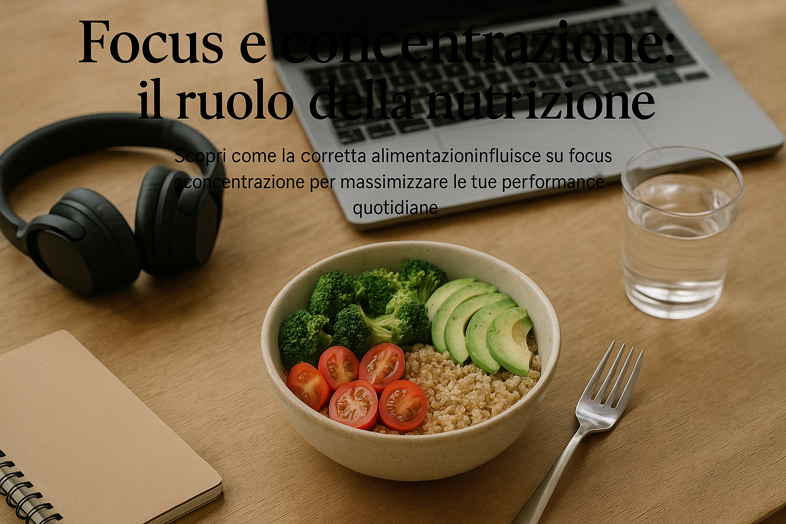 Scopri come la corretta alimentazione influisce su focus e concentrazione per massimizzare le tue performance quotidiane.