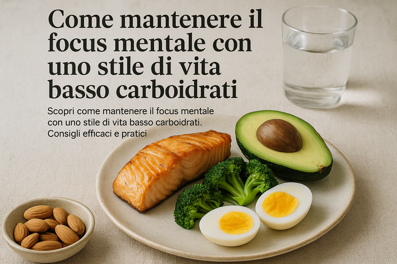 Scopri come mantenere il focus mentale con uno stile di vita basso carboidrati. Consigli efficaci e pratici.