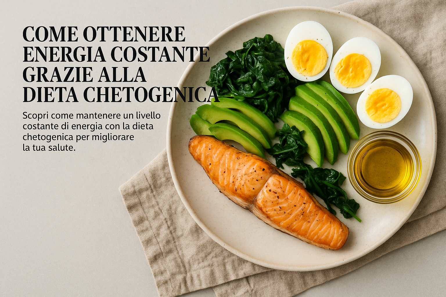 Scopri come mantenere un livello costante di energia con la dieta chetogenica per migliorare la tua salute.