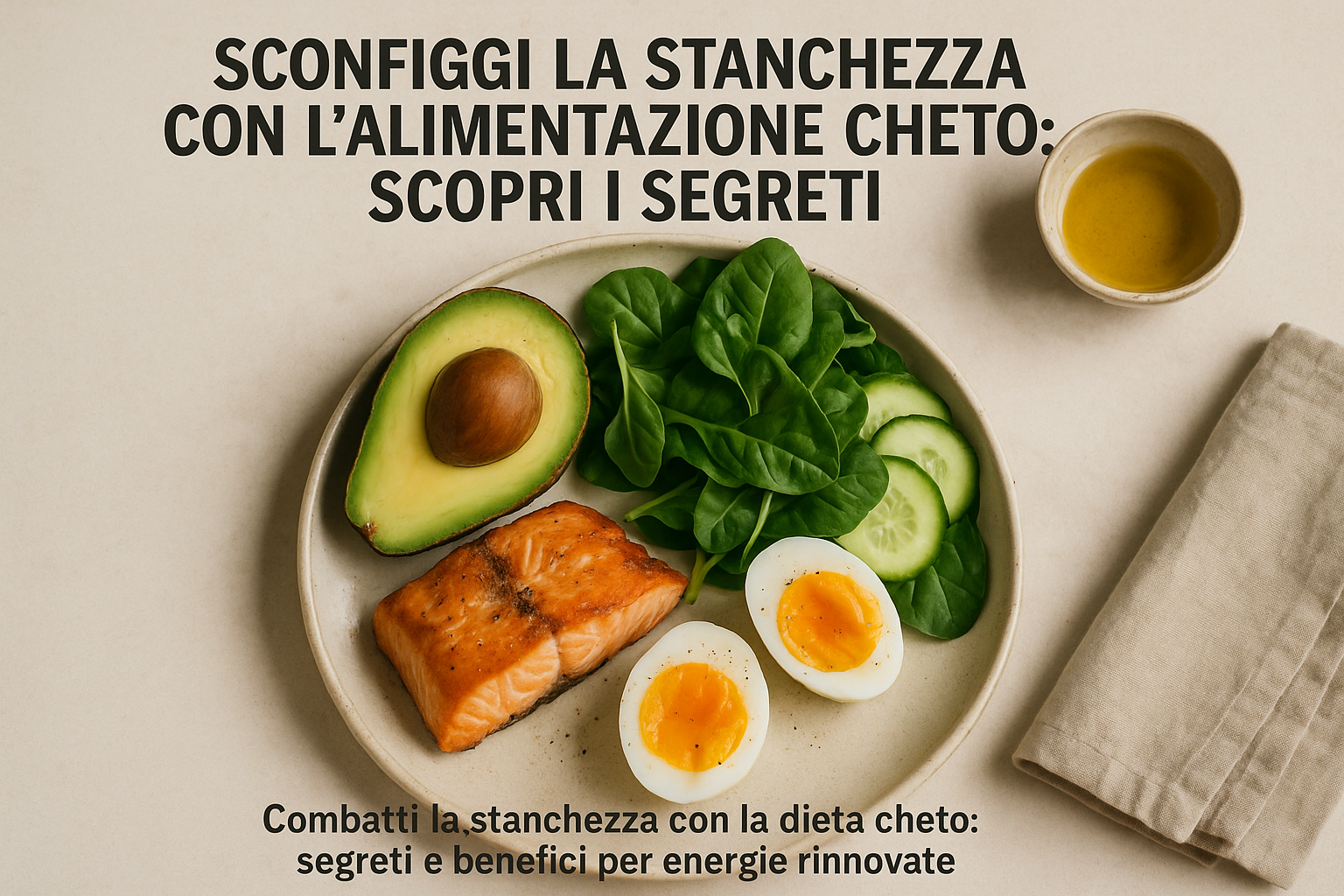 Combatte la stanchezza con la dieta cheto: segreti e benefici per energie rinnovate.
