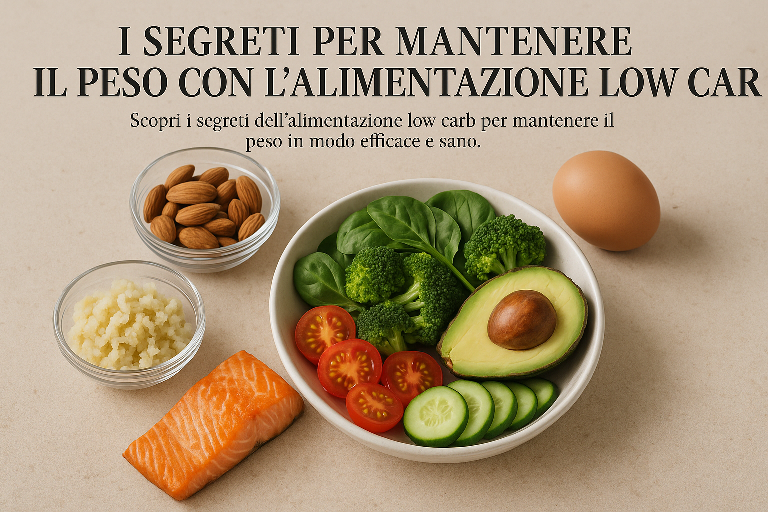 Scopri i segreti dell'alimentazione low carb per mantenere il peso in modo efficace e sano.