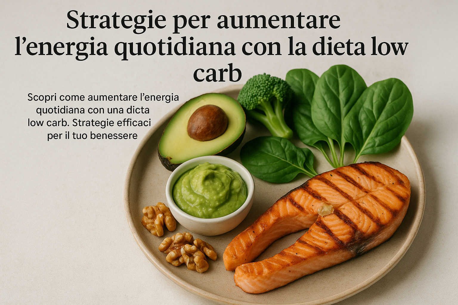 Scopri come aumentare l'energia quotidiana con una dieta low carb. Strategie efficaci per il tuo benessere.